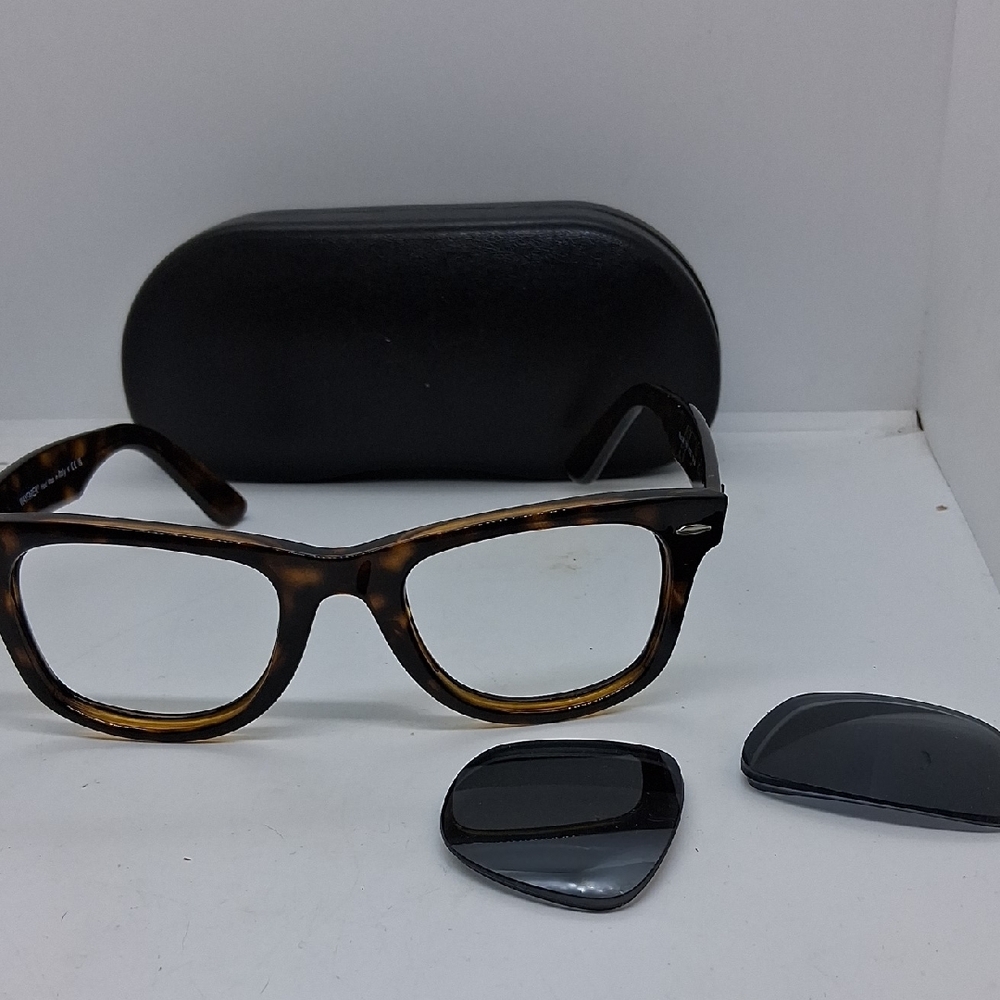 Mens Rxable Rayban RB4340 Tortoise Shell Eyglass/Sunglass Frames